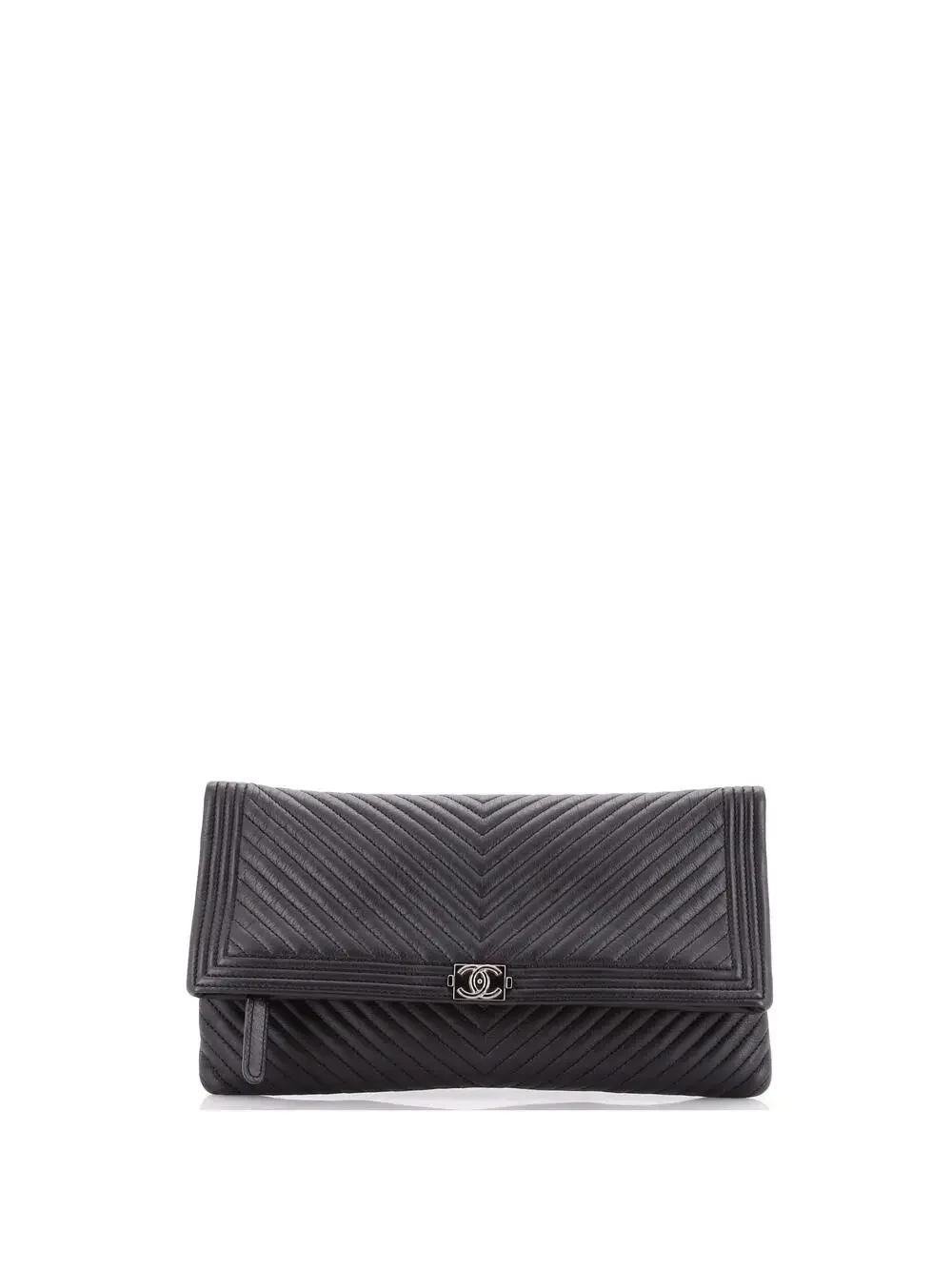 Chanel Boy Beauty Cc Clutch Chevron #262088C24B
